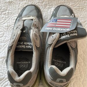 NWT Men’s New Balance 993 Heritage. Grey. Size 10.